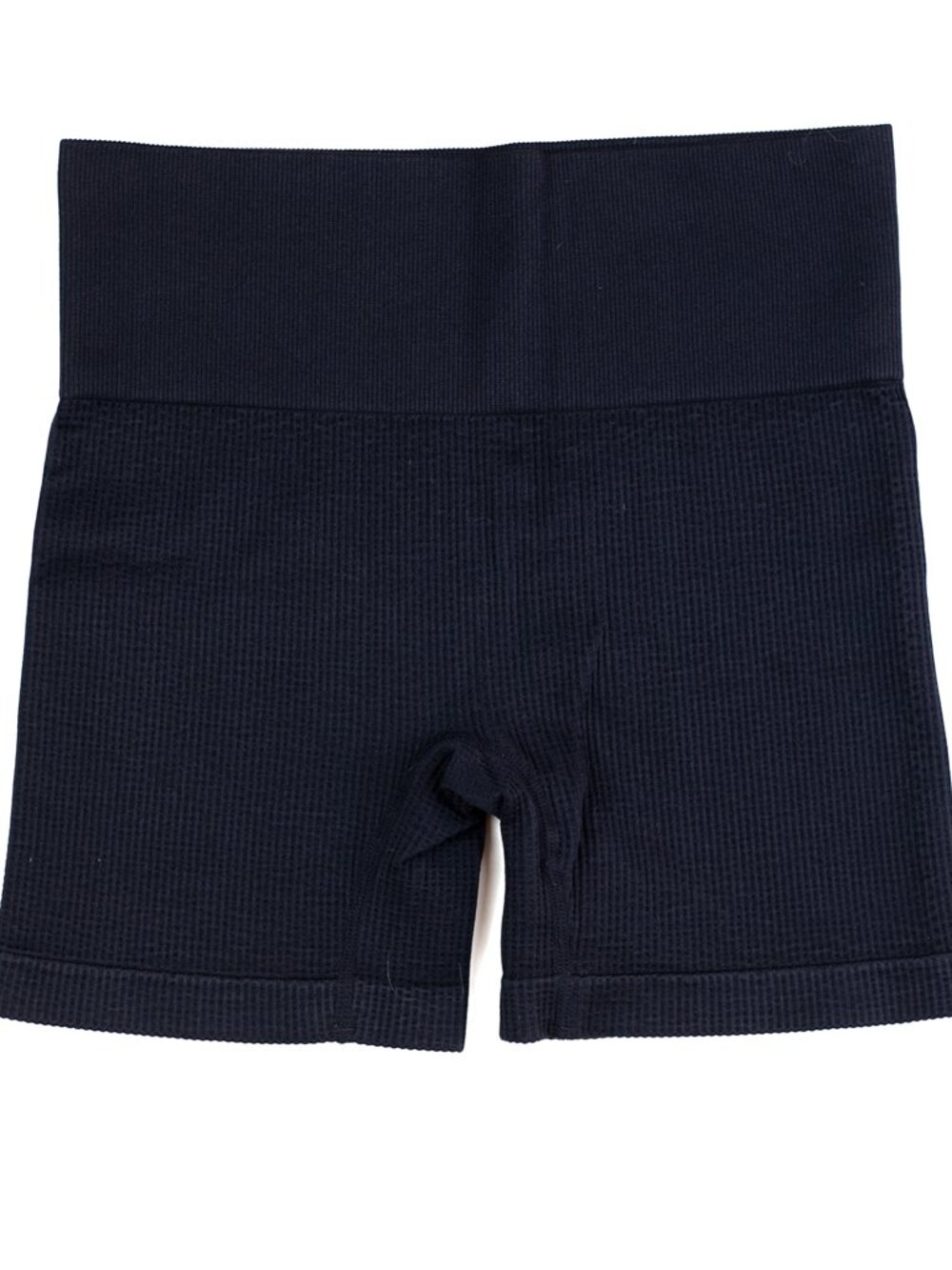 Colsie Ribbed Biking Shorts Black M